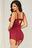 Red Red Wine Chemise and Thong in XL