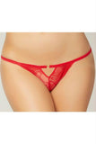 Heart Therapy Open Crotch Panty in M