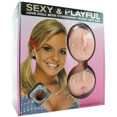 Sexy & Playful Love Doll with Cyberskin Pussy and Ass