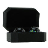 CyberGlass Ben Wa Balls in Blue Blossom