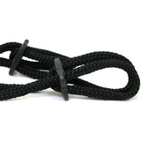 Japanese Silk Love Rope Wrist Cuffs in Black