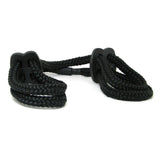 Japanese Silk Love Rope Wrist Cuffs in Black