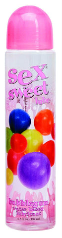 Sex Sweet Lube 6.7oz-197mL in Bubblegum