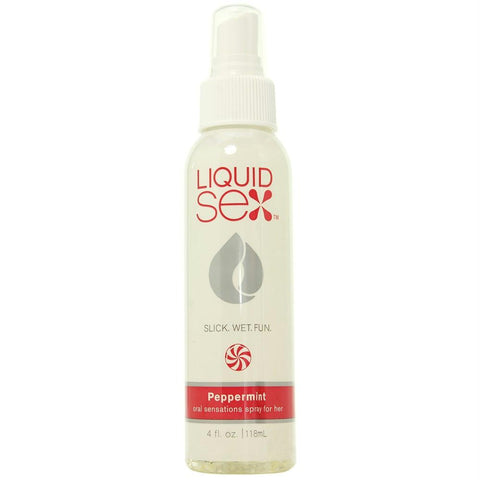 Liquid Sex Peppermint Oral Sensations Spray 4oz-118ml