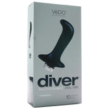 Diver Rechargeable Anal Vibe in Just Black