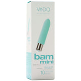 Bam Mini Rechargeable Bullet Vibe in Tease Me Turquoise