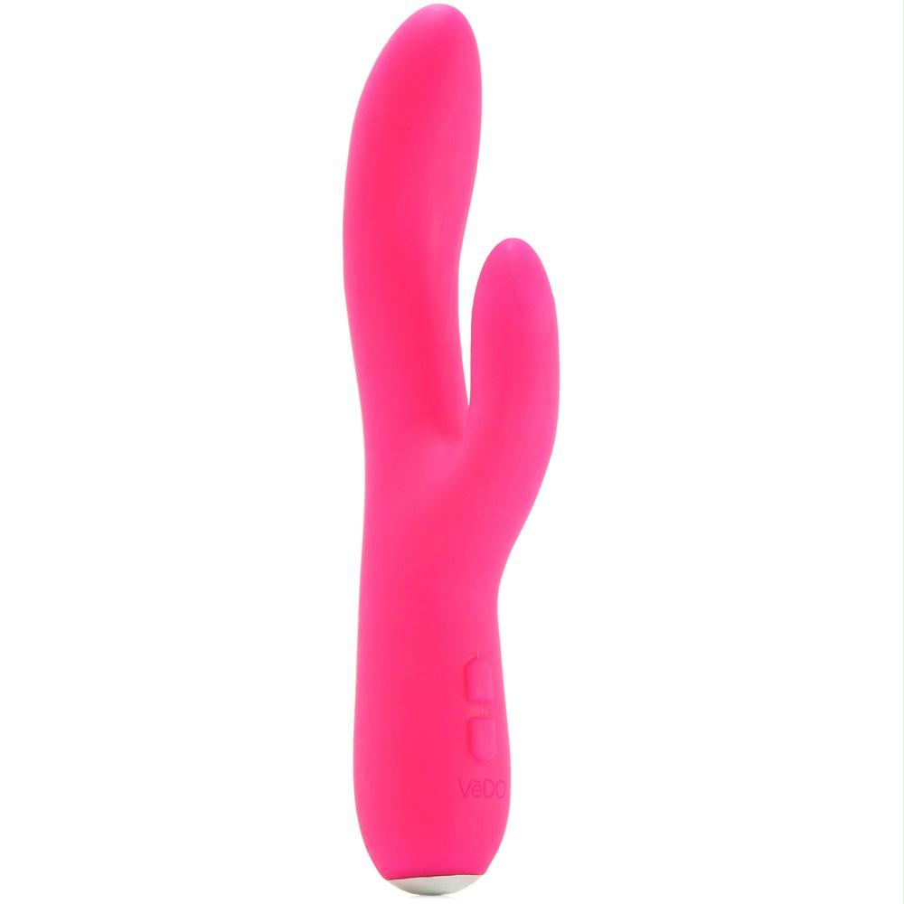 Rockie Rechargeable Dual Vibe in Foxy Pink