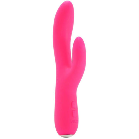 Rockie Rechargeable Dual Vibe in Foxy Pink