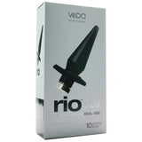 Rio Plus Rechargeable Anal Vibe in Just Black