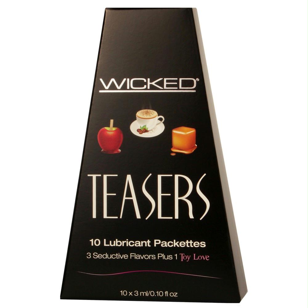 Teasers 10 Lube Packettes in 3mL-0.1oz
