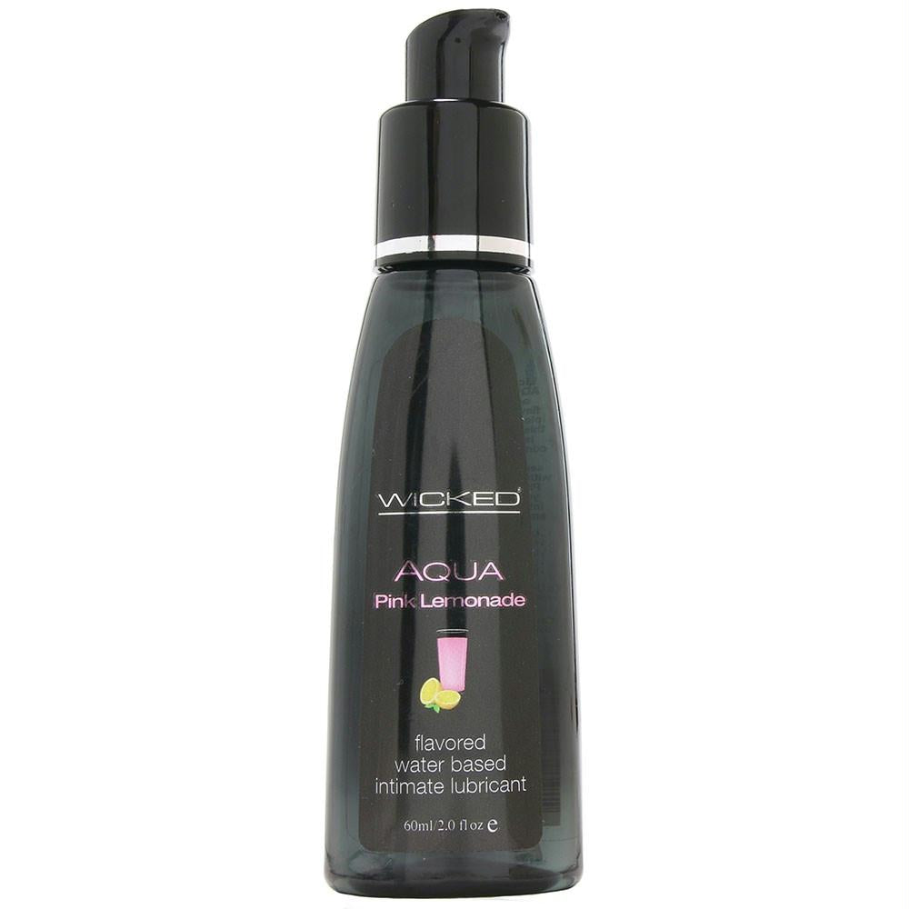 Aqua Pink Lemonade Flavored Lube in 2oz-60ml