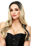 Hailey Wig in Blonde with Black