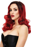 Candice Wig in Red with Black