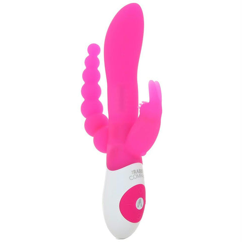 The Beaded D.P. Rabbit in Hot Pink