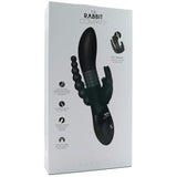 The Beaded D.P. Rabbit in Black