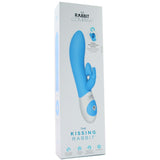 The Kissing Rabbit in Blue