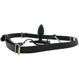 Strict Male Harness with Silicone Anal Plug