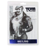 Tom of Finland Bro's Pin Magnetic Nipple Clamps