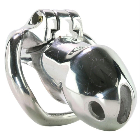 Master Series Rikers 24-7 Steel Locking Chastity Cage
