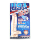 USA Cocks 9 Inch All American Dildo in Light Flesh