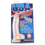 USA Cocks 10 Inch All American Dildo in Light Flesh
