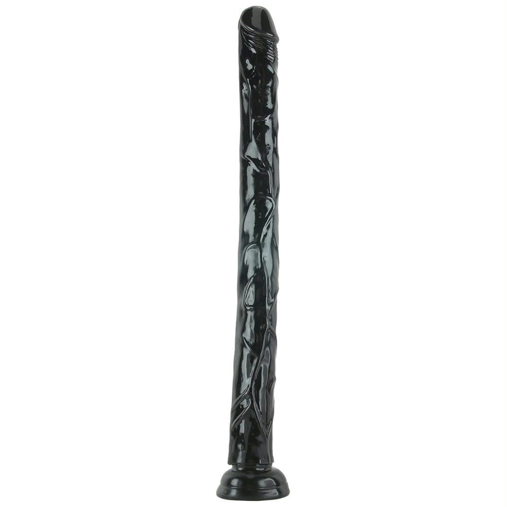 19" Realistic Hose Dildo in Black