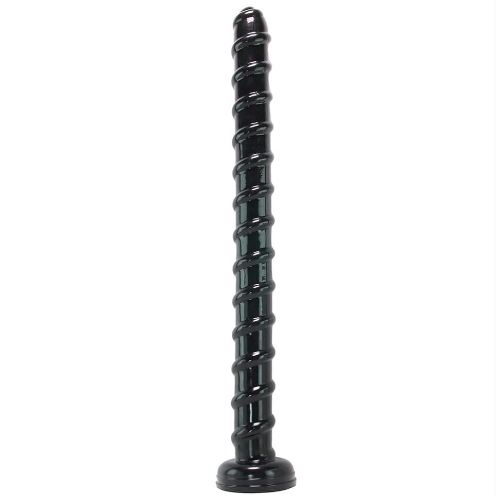 18" Thick Swirl Hose Dildo