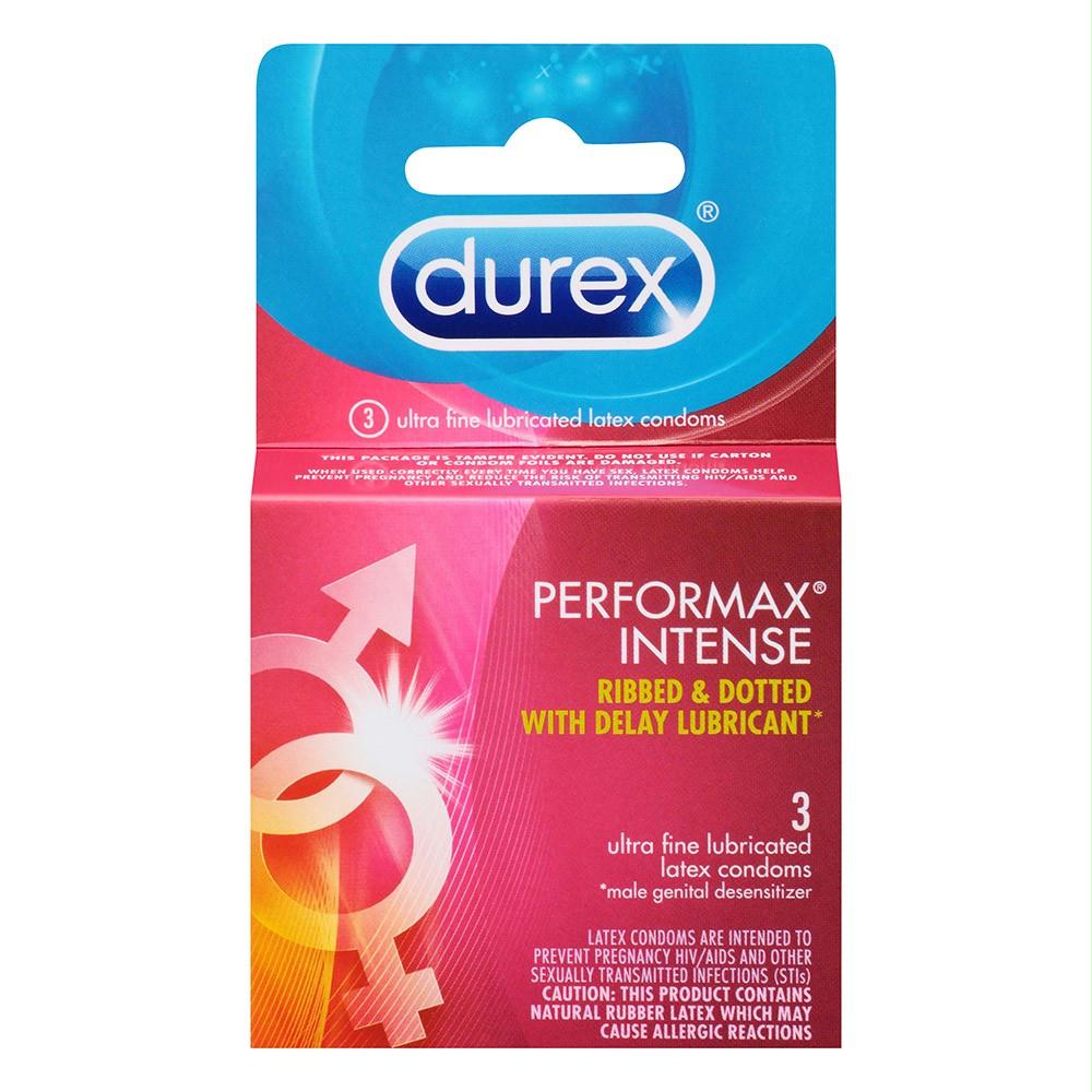 Durex Performax Intense Condoms in 3 Pack