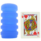The Backdoor Squeezable Vibrating Stroker in Blue