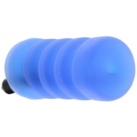 The Backdoor Squeezable Vibrating Stroker in Blue
