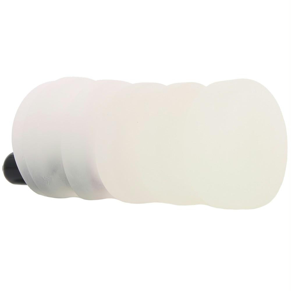 The Girlfriend Squeezable Vibrating Stroker in Clear